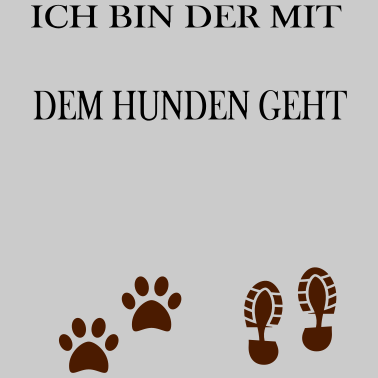 Motiv Der mit den hunden geht