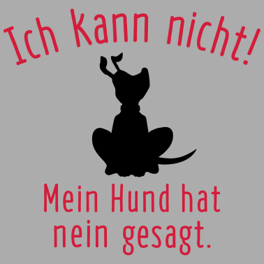Motiv Mein Hund hat nein gesagt | Hundeshirt