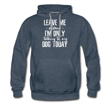 Hunde Hoodie - Nur mit meinem Hundehumor reden