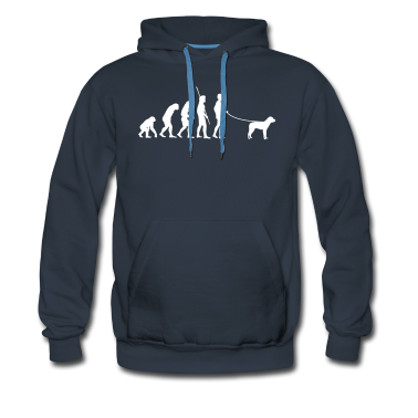 Hunde Hoodie - Evolution Hund