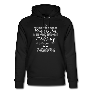 Hunde Hoodie - Andere Hunde bekommen Kommandos | Hundesprüche