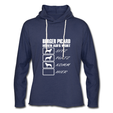 Hunde Hoodie - Berger Picard hören aufs Wort Spruch Lustig