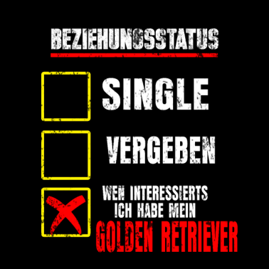 Motiv Golden Retriever Single Geschenk