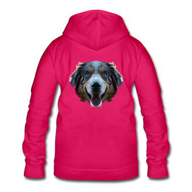 Hunde Hoodie - Hund Aussie Polygon - Geometrie