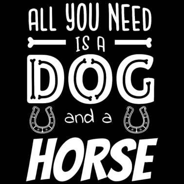 Motiv Reiten Hunde Pferd Geschenk Pferdeliebhaberin