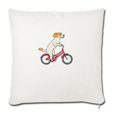 Hunde Kissenbezug - Hunde Fahrrad Hund