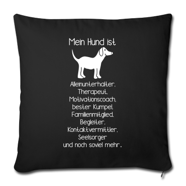 Hunde Kissenbezug - Mein Hund ist Hundeliebhaber Liebe zum Hund Spruch