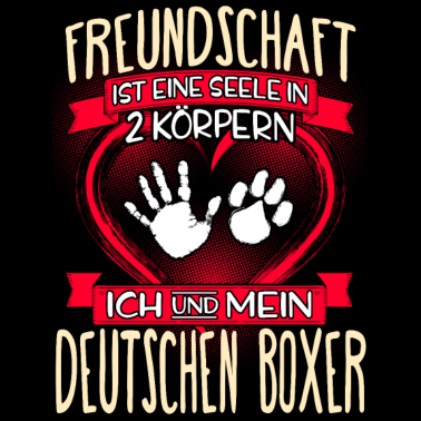 Motiv Deutscher Boxer Hund Hunde Geschenk Seelen