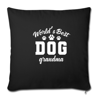Hunde Kissenbezug - worlds best Dog grandma Hund hunde Ome großmutter