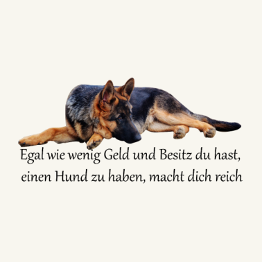 Motiv Hundespruch für Hundeliebhaber / Tierliebhaber