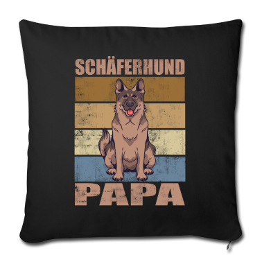 Hunde Kissenbezug - Schäferhund Papa Geschenk