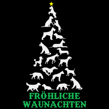 Motiv Fröhliche Waunachten Hunde Weihnachten