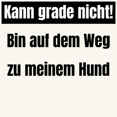 Motiv hund - auf dem Weg zu meinem Hund