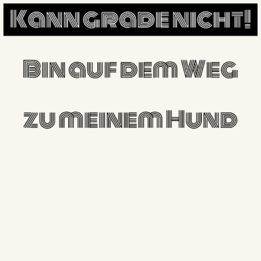 Motiv hund - auf dem Weg zu meinem Hund
