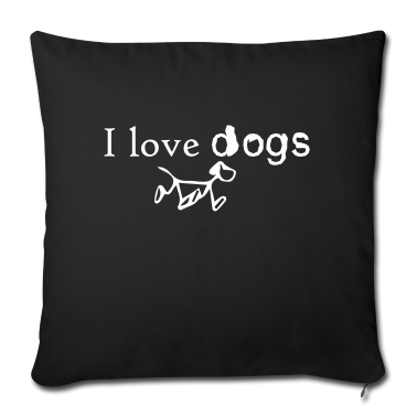 Hunde Kissenbezug - HUND: Ich liebe Hunde
