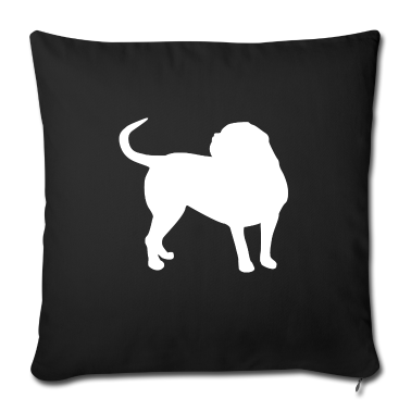 Hunde Kissenbezug - Hund Silhouette Hunde