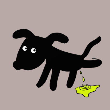 Motiv Hund pinkelt Hunde