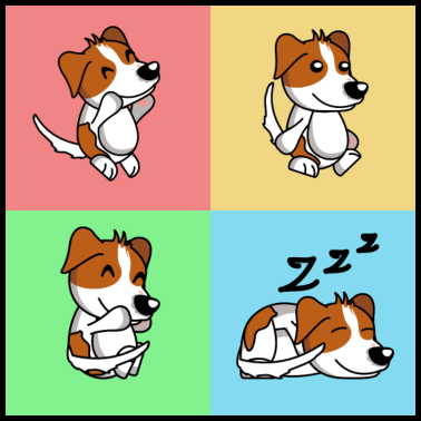 Motiv Hunde