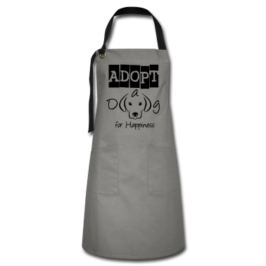 Hunde Schürze - Adopt a Dog for Happiness Hund Liebe Geschenk