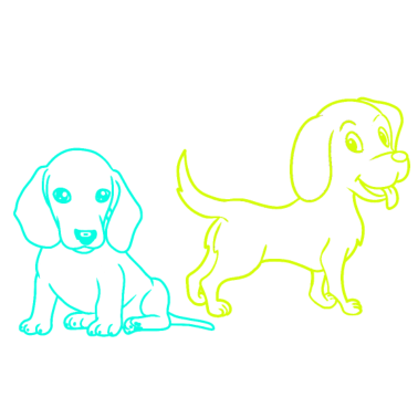 Motiv Fantasy Hund Hunde