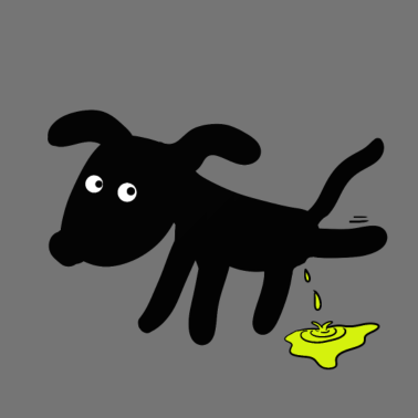 Motiv Hund pinkelt Hunde