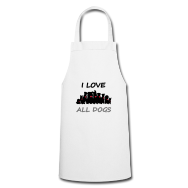 Hunde Schürze - Ich liebe alle Hunde, Hund