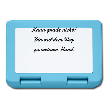 Hunde Brotdose - hund - auf dem Weg zu meinem Hund