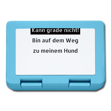 Hunde Brotdose - hund - auf dem Weg zu meinem Hund