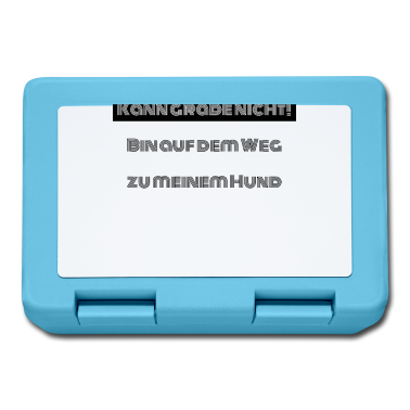 Hunde Brotdose - hund - auf dem Weg zu meinem Hund