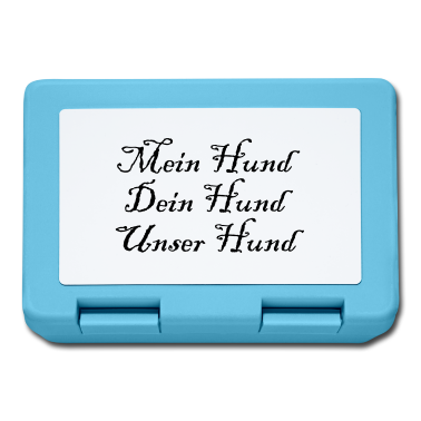 Hunde Brotdose - Mein Hund Dein Hund