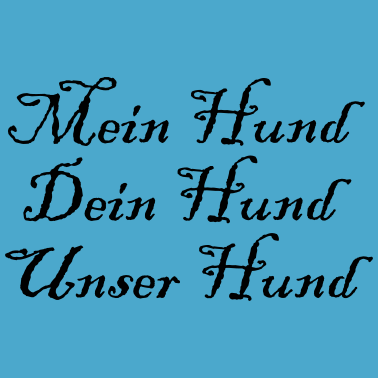Motiv Mein Hund Dein Hund