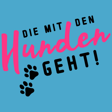 Motiv hunden die mit den