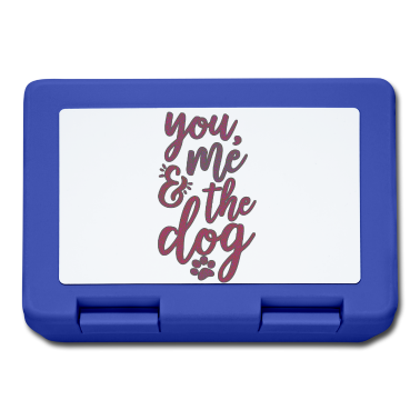 Hunde Brotdose - Du ich und der Hund