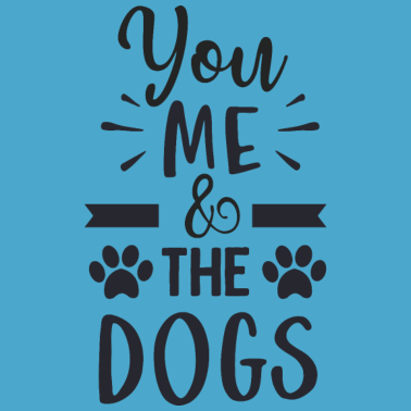 Motiv Du mich die Hunde