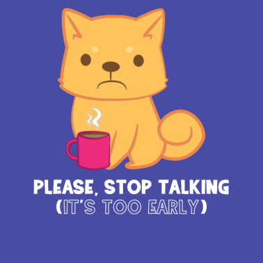 Motiv Hund - Hunde - Hunde T-Shirt - Morgenmuffel