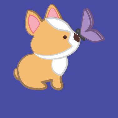 Motiv Hund - Hunde - Hunde T-Shirt - Schmetterling