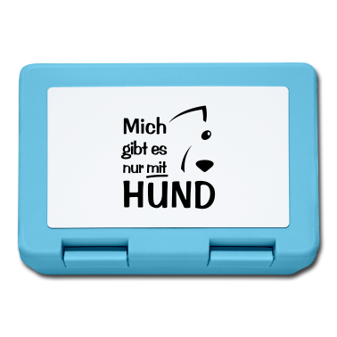 Hunde Brotdose - Nur mit Hund