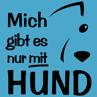 Motiv Nur mit Hund
