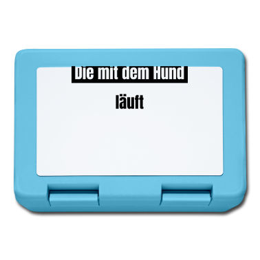 Hunde Brotdose - hund - die mit dem Hund läuft