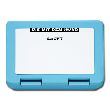 Hunde Brotdose - hund - die mit dem Hund läuft