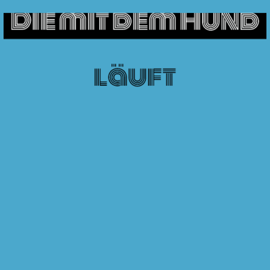 Motiv hund - die mit dem Hund läuft