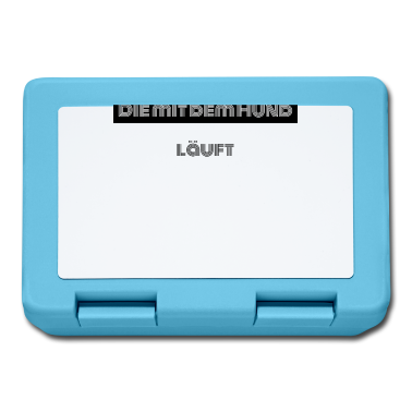 Hunde Brotdose - hund - die mit dem Hund läuft