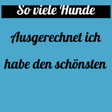 Motiv hund - mein Hund ist der schönste