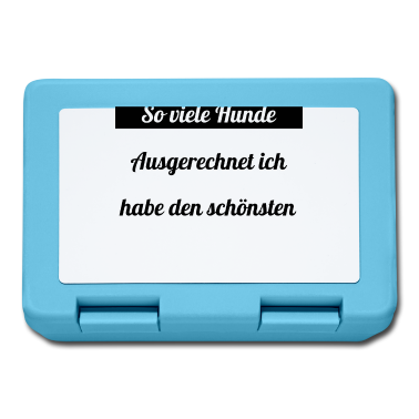 Hunde Brotdose - hund - mein Hund ist der schönste