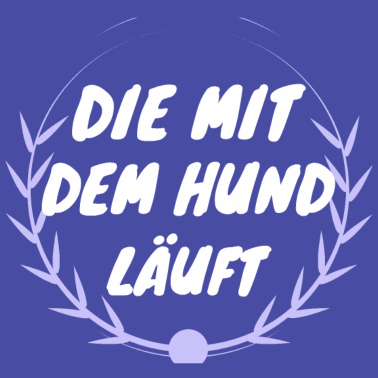 Motiv hund - die mit dem Hund läuft