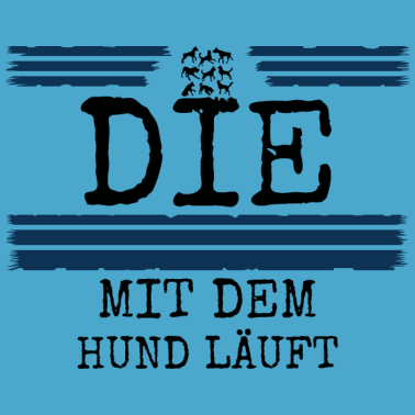 Motiv hund - die mit dem Hund läuft