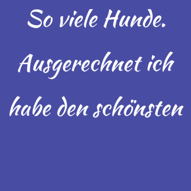 Motiv hund - mein Hund ist der schönste