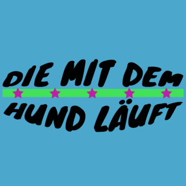Motiv hund - die mit dem Hund läuft