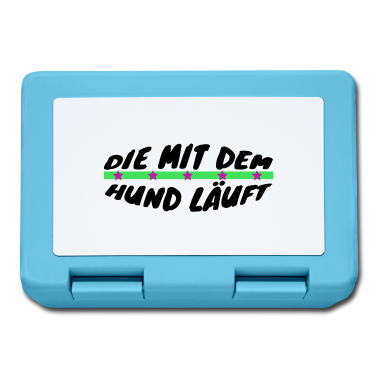 Hunde Brotdose - hund - die mit dem Hund läuft