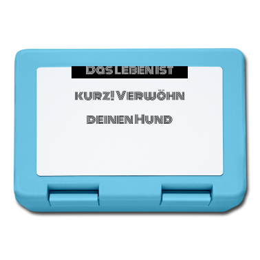 Hunde Brotdose - hund - verwöhn deinen Hund